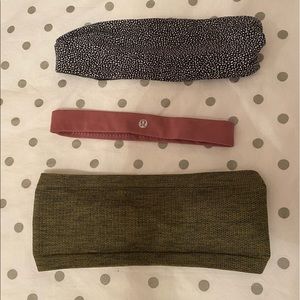 Lululemon Headbands Set of 3
